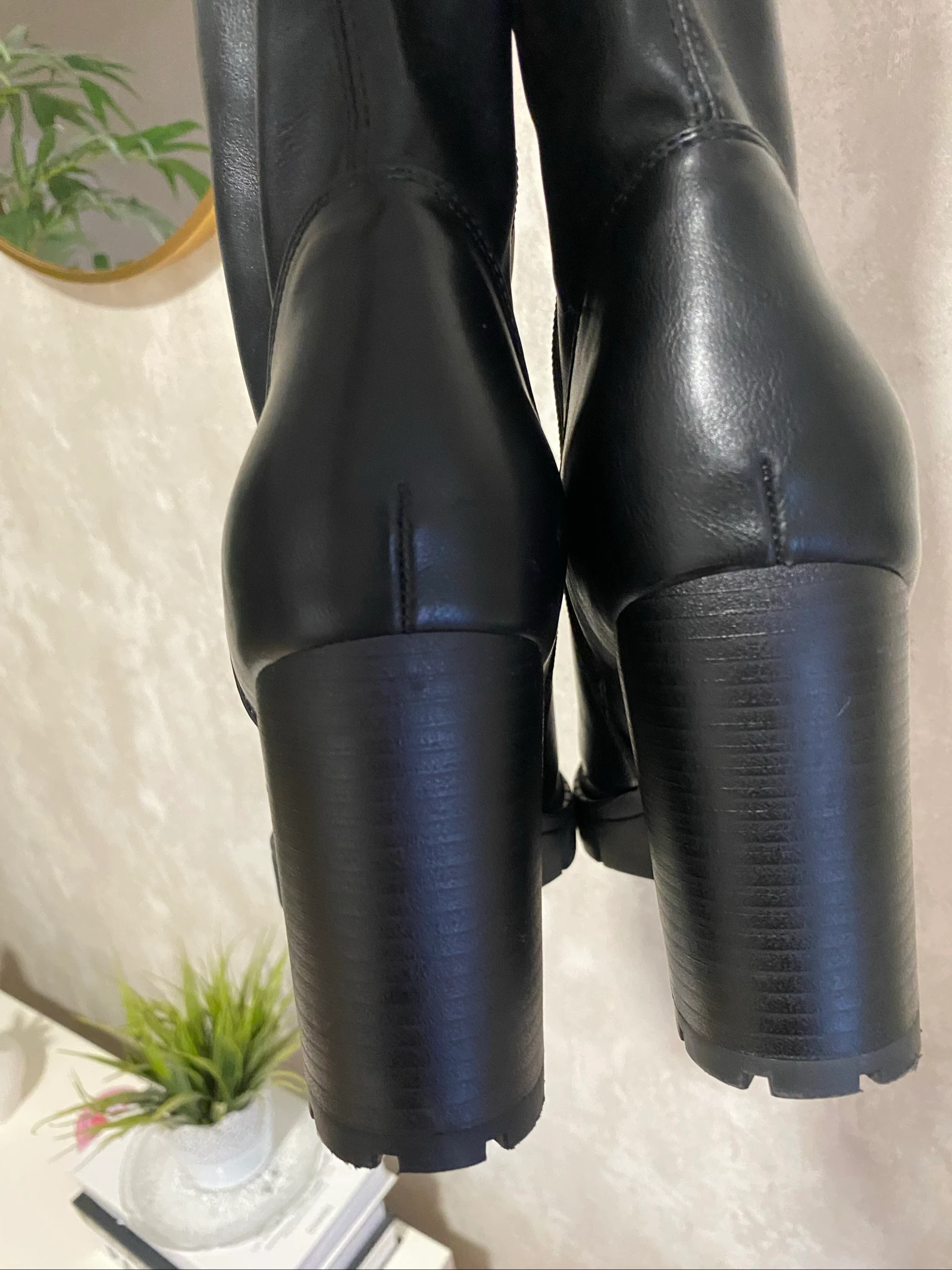 Botas hautes à talons noires – photo 2
